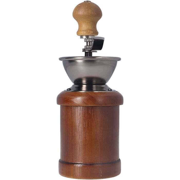 Moulin à Café Manuel – Broyeur Réglable En Acier Inox – Pour Café, épices, Noix – Portable Et Facile à Nettoyer