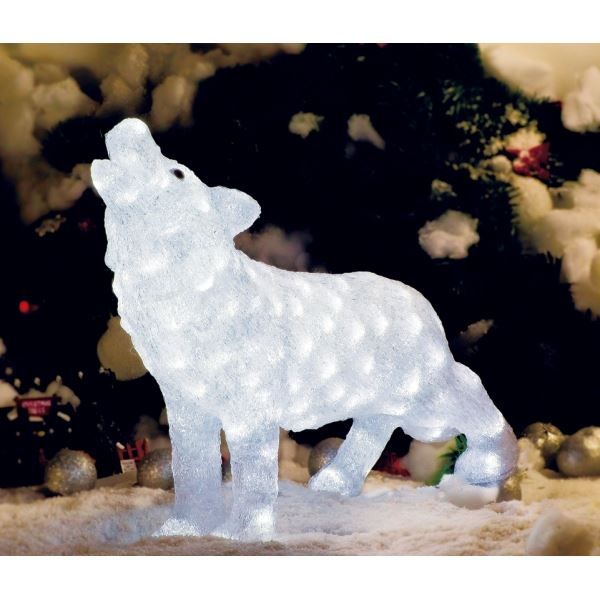 Magnifique Illumination De Noël Xl Loup Lum Achat