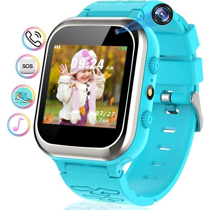 Montre Connectée Enfant GPS – Appels, Chat, SOS, étanche IP68, Jeux, Caméra, Cadeau Garçon Fille 4-12 Ans - 3