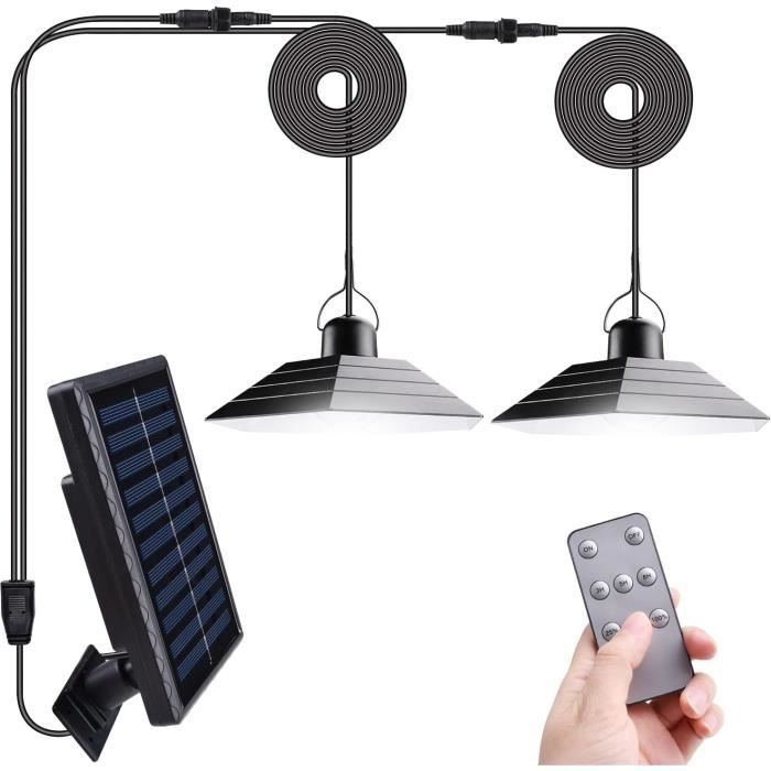 ETO- Lumière Solaire Lampe Solaire ExtéRieure 30W Avec TéLéCommande