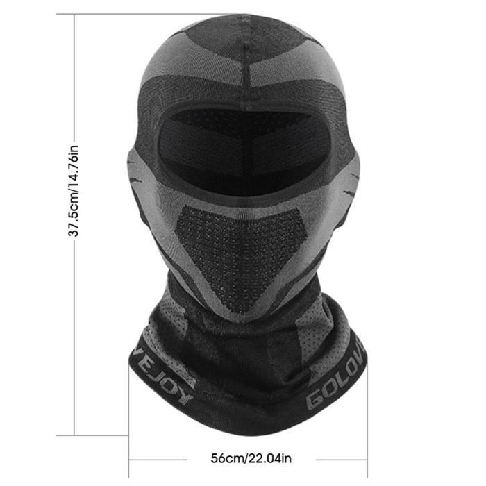 Couleur L Cagoule thermique coupe-vent pour homme et femme