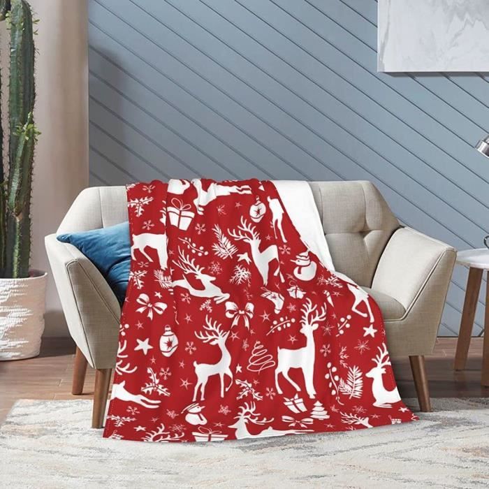 Couverture De Noël Pour Cheval - Toison Douce Rouge Avec Faux Fur - Taille 165x95 Cm - Pour écurie, Spectacle, Fêtes - 3