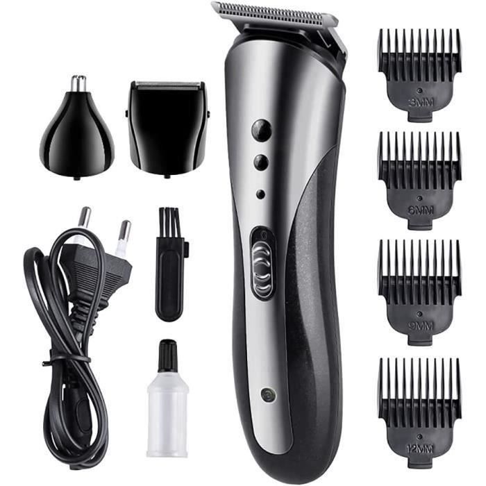 Tondeuse De Nez Et Barbe Rechargeable 4 En 1 Kemei - Pour Hommes - Neuf