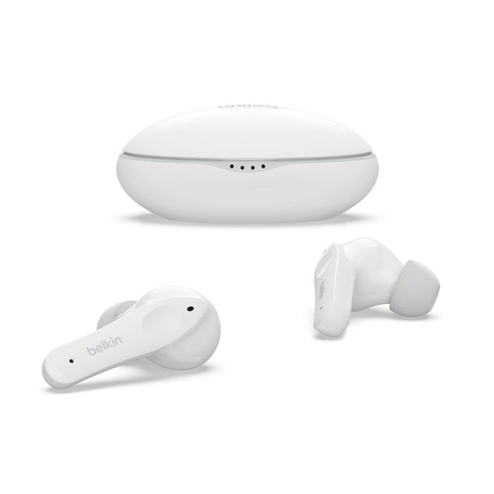 Écouteurs sans fil - BELKIN - SoundForm Nano - Micro intégré - Pour enfants - Bluetooth blanc