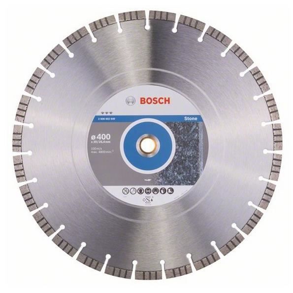 Bosch 2608602649 Disque à tronçonner diamanté best for stone 400 x 20 0025 40 x 3 2 x 12 mm - vue 2