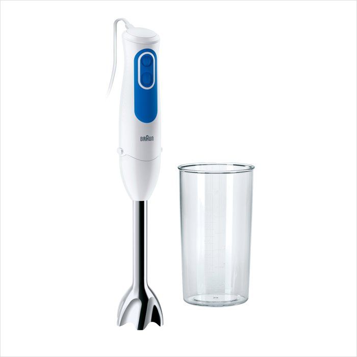 Mixeur Plongeant Braun MQ3000WH Smoothie Plus – 700 W, 2 Vitesses, Pied Mixeur