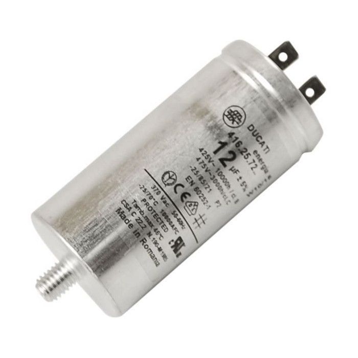 Condensateur 12mf Sèche linge CANDY HOOVER Accessoires d'appareils