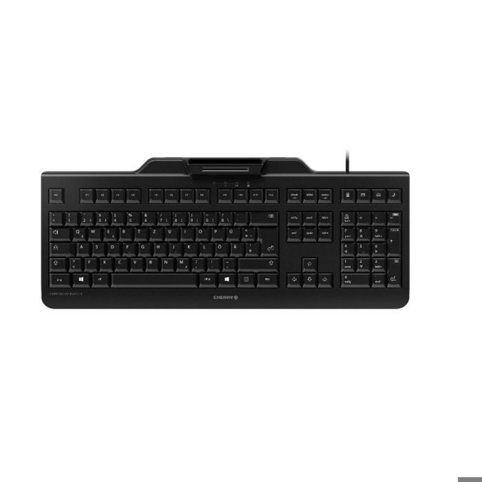 CHERRY SECURE BOARD 1.0 Clavier filaire lecteur cartes à puce USB AZERTY FR Neuf - vue 3