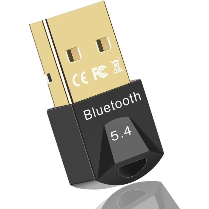 Adaptateur Bluetooth 5.4, Cle Bluetooth pour PC (EDR & BLE) dongle Bluetooth pour de Jeu