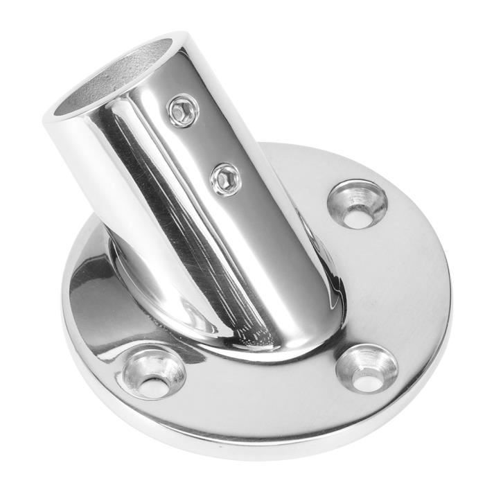 Raccord Main Courante 90° Inox 316 - Pour Tube Rond 25mm (1") - Quincaillerie Marine Bateau