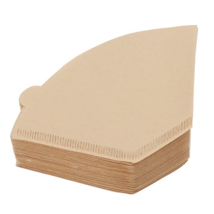 Filtre à café CIKONIELF 100Pcs Papier naturel non blanchi 2 à 4 — free download