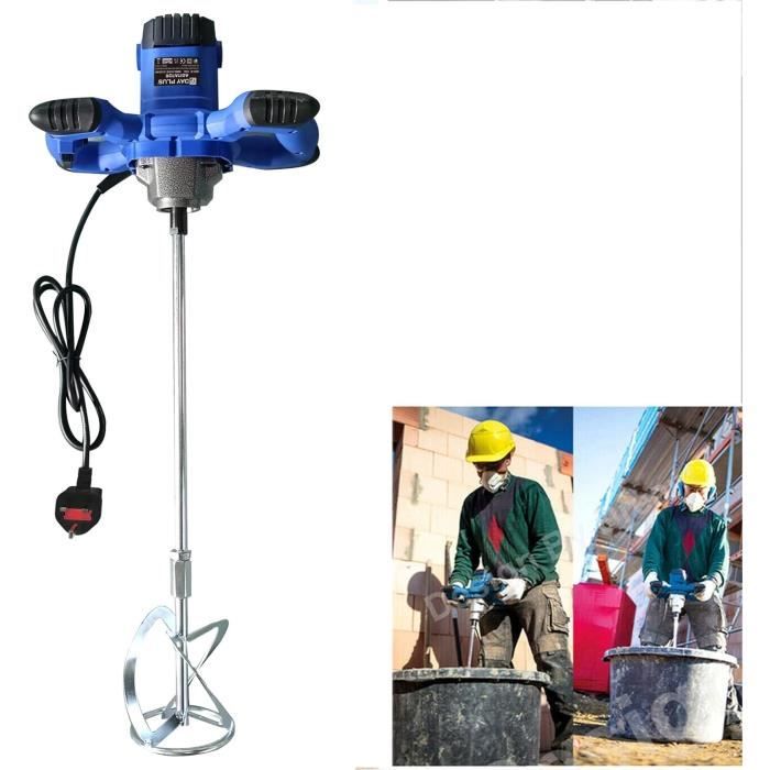 Mélangeur Malaxeur 1600W pour enduit, ciment... - Mélangeur et malaxeur - Achat & prix