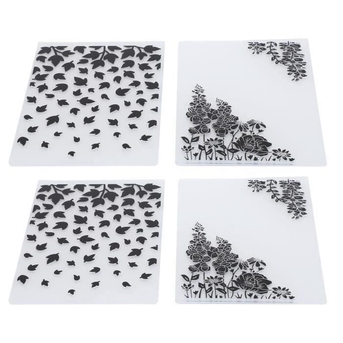 Dossiers De Gaufrage En Plastique 10 Pièces Outil De