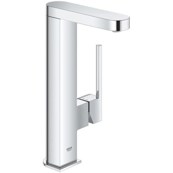 Grohe Plus Mitigeur monocommande lavabo taille L avec Limiteur de température, Chrome (23844003)