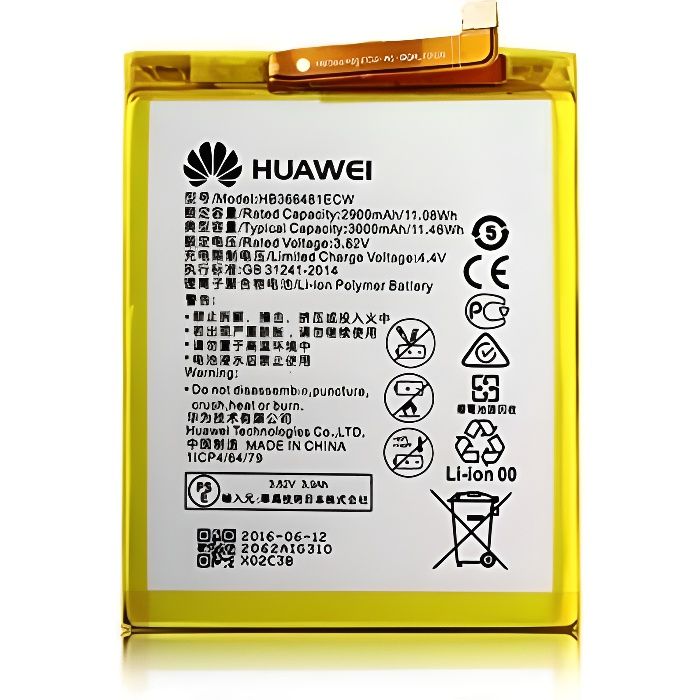 Batteria per Huawei huawei mobile tipo HB4F1 C634104130T BLT005 HWBAF1 BL161 