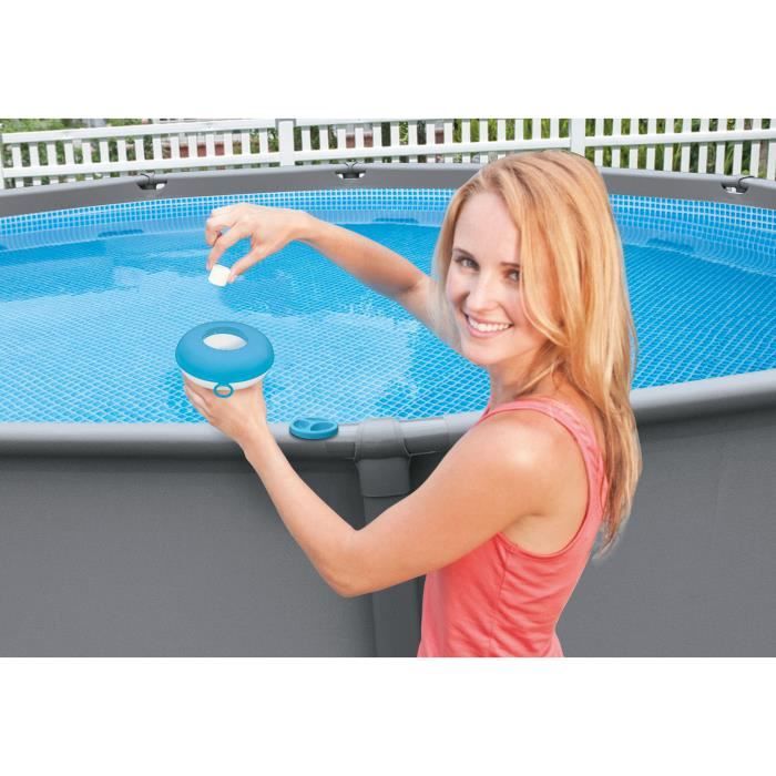Intex Diffuseur de chlore flottant pour galet ø 2,5 cm