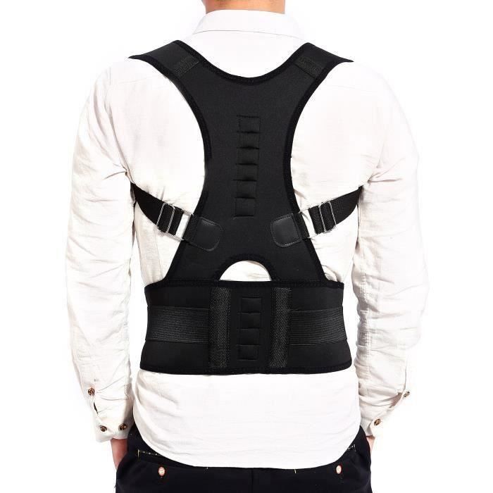 Correcteur De Posture Magnétique - Ceinture Dos Pour Soulager Les Douleurs Dorsales
