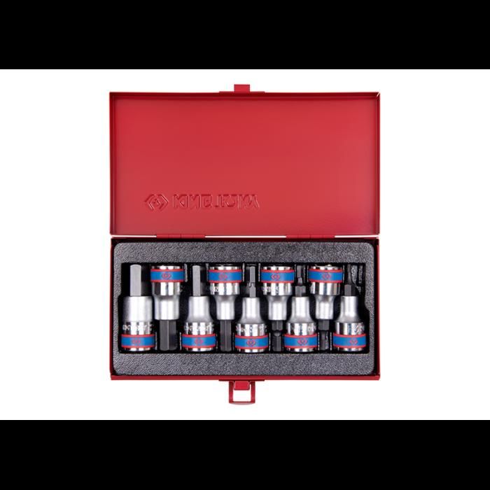 KING TONY 4110PR Coffret de Douilles 6 Pans, Set de 9, 1/2\