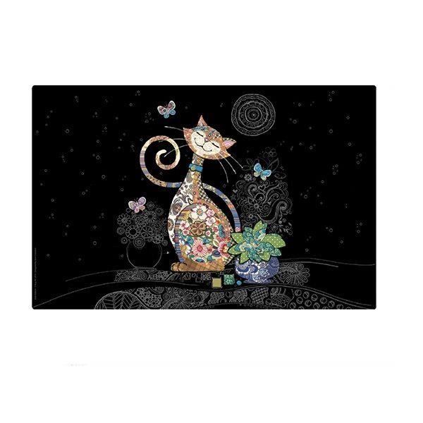 Lot De 6 Sets De Table Plastifies 43 X 28 Cm Jewels Chat Kiub Achat Vente Set De Table Cdiscount