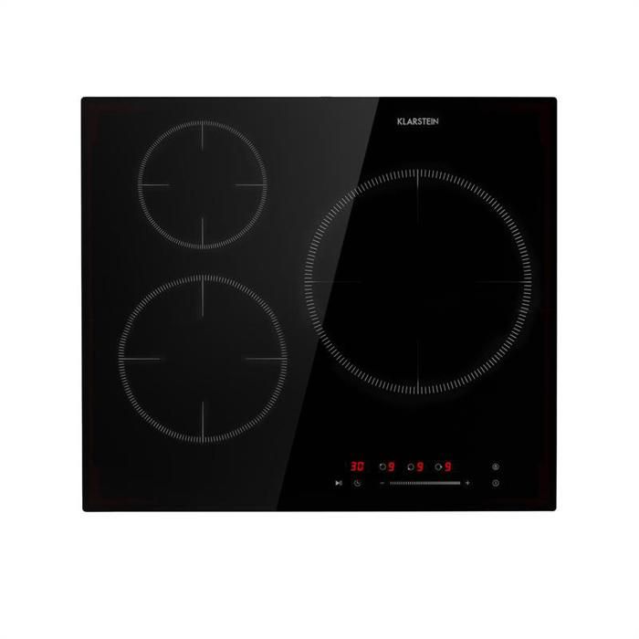 Table de cuisson - Delicatessa 3 - Plaque vitroc&eacute;ramique - 5800W- Minuterie - Noir