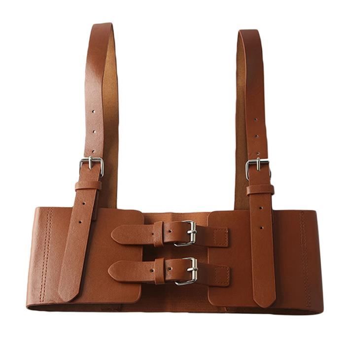 HOBBIESAY Porte-Épée Épaule En Cuir PU - 20,7 Cm, Ceinture Réglable, Pour Cosplay, Renaissance, Costume