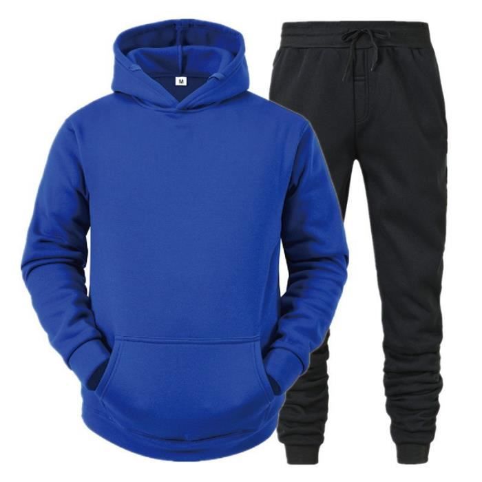 Surv tement Homme Sweat Capuche et Pantalon Ensemble Jogging de