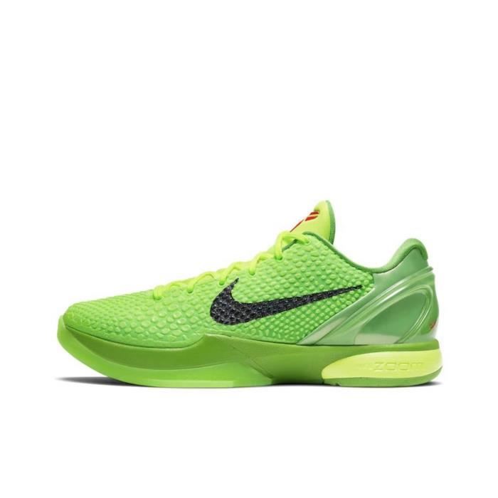 Chaussures de basket ball NIKE Zoom Kobe 6 Protro Green Apple Homme Lacets Dessus Synthetique Jaune Cdiscount Chaussures