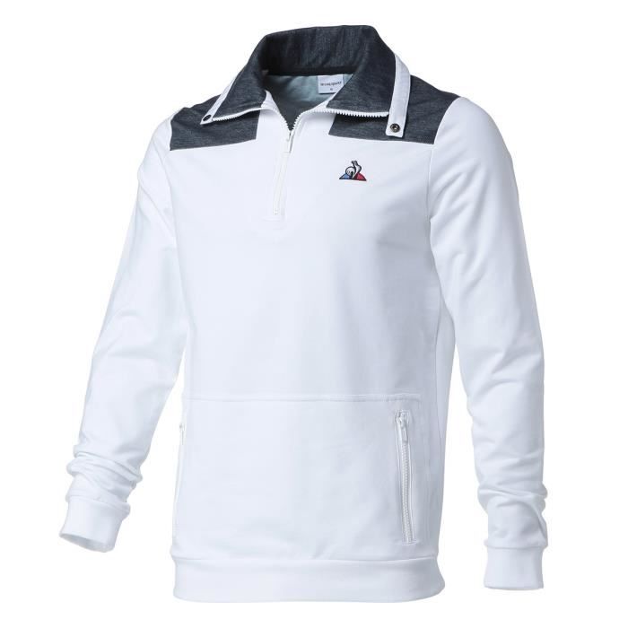 sweat le coq sportif homme blanche