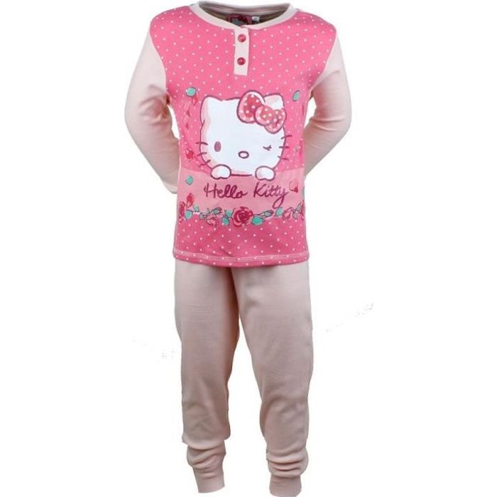 Pyjama hello kitty combinaison rose - Boutique hello kitty