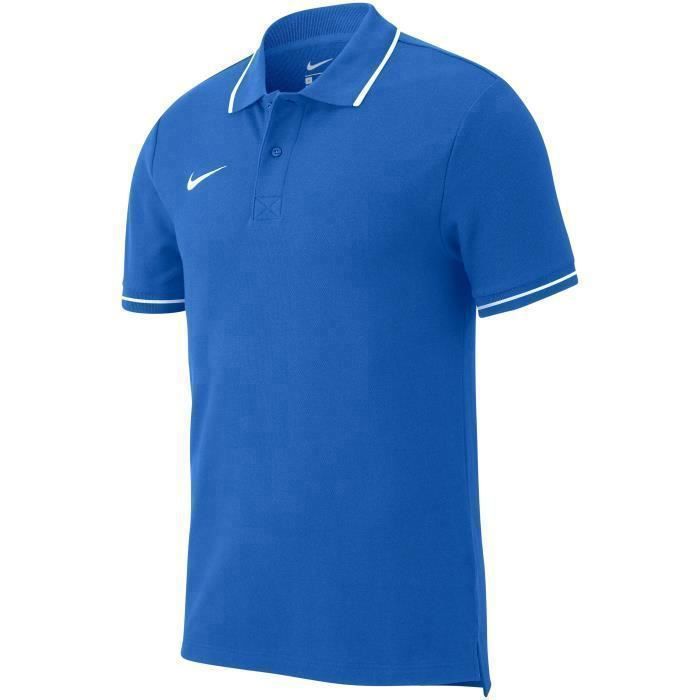 Polo junior Nike Club19 - Bleu - Manches courtes - Respirant - Football - Garçon