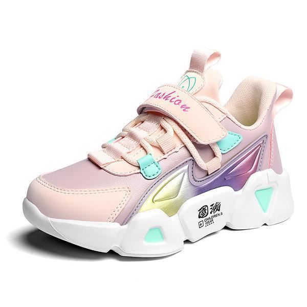 DEBAIJIA Filles Garçons Chaussures 3-10 Ans Toile De Bonbons pour Enfants Casual Semelle Souple Non-Slip Respirant Baskets Élève Primaire Léger