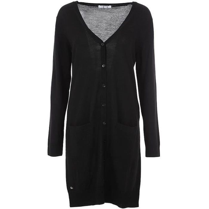 Robe lacoste noir femme on sale