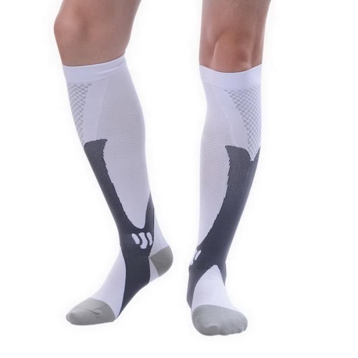 Chaussettes Cyclisme Hautes Nylon Respirantes – Lot Uni, Respirant, Multi-colors
