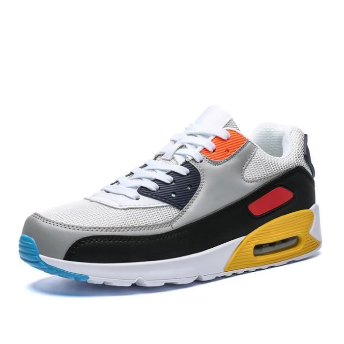 INSFITY Baskets Mode Respirante Homme-Femme Avec Coussin dAir Chaussure Sport Sneakers Running Antidérapant Confortable