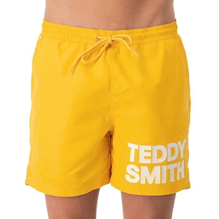 short de bain jaune homme teddy smith diaz