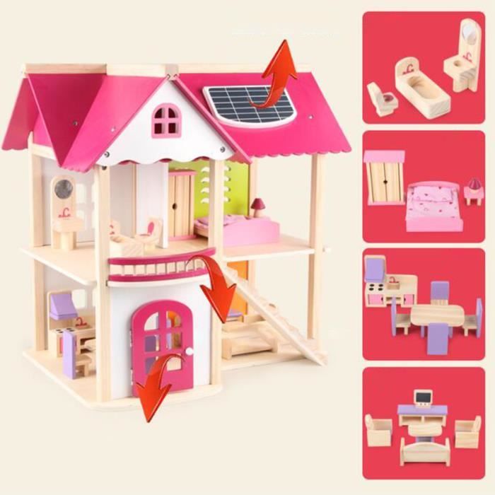 Ensemble de meubles de maison de poupée pour enfants - Accessoires miniatures pour maison de poupée - Jouets pour garçons et filles et tout- petits à partir de 3 ans avec salon, canapé, télévision Ensemble de meubles de maison de poupée pour enfants - Accessoires miniatures pour maison de poupée - Jouets pour garçons et filles et tout- petits à partir de 3 ans avec salon, canapé, télévision