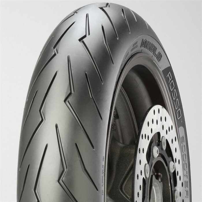Pneu Eté - PIRELLI - DIABLO ROSSO SCOOTER - 120/70 - 13 - Charge 53 - Vitesse Q