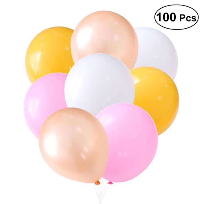 18 Pack Assortiment Motif Latex Ballons Multicolore Parti décoration de mariage