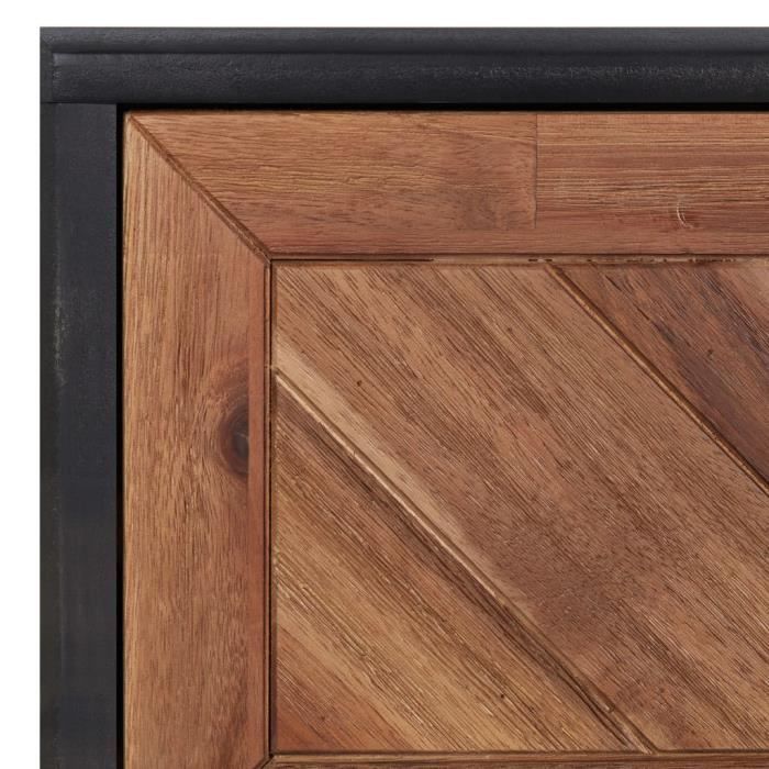 Buffet DKD Home Decor – Verre Et Acacia – 150x40.5x80 Cm – Neuf