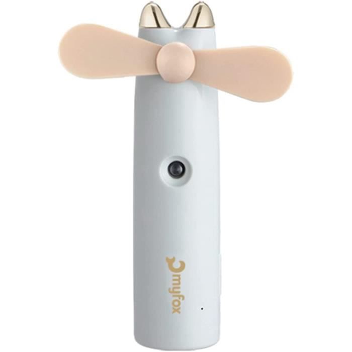 Mini Ventilateur Portable Lot De 3 - Rechargeable USB, 3 Vitesses, Pour Bureau, Voyage, Extérieur