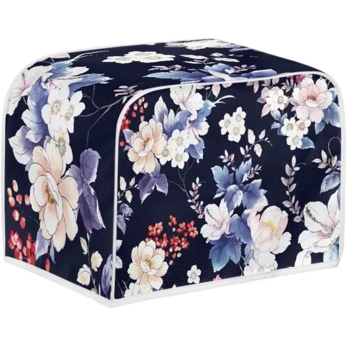 Parure de lit simple en coton à motif floral - Rose - 140 x 200 cm