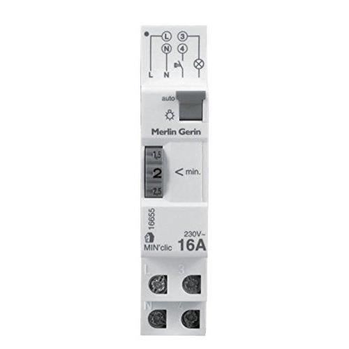 Schneider Electric Min'clic Minuterie 1 à 7 Minutes avec 1 module Blanc - SC5SHN0316655