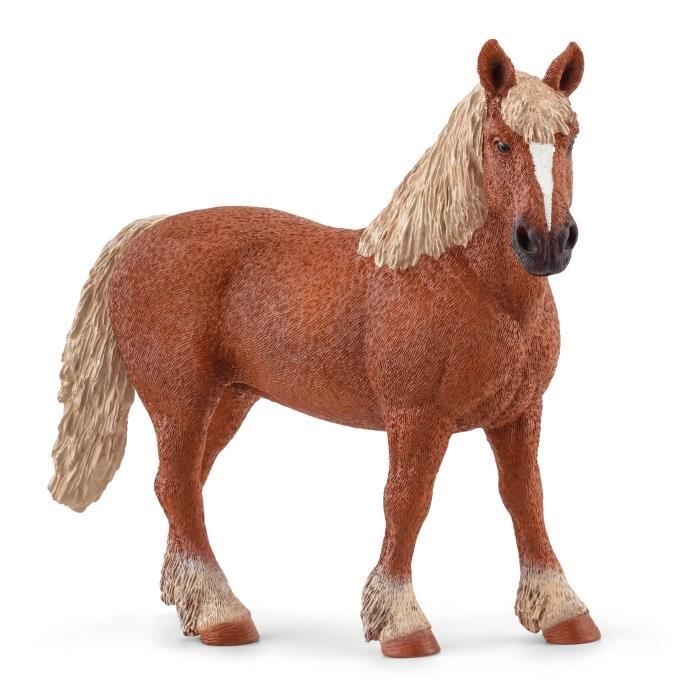 Schleich Étalon Pinto – Figurine 4 X 16 X 11 Cm – FARM WORLD – Peinte à La Main – Dès 3 Ans