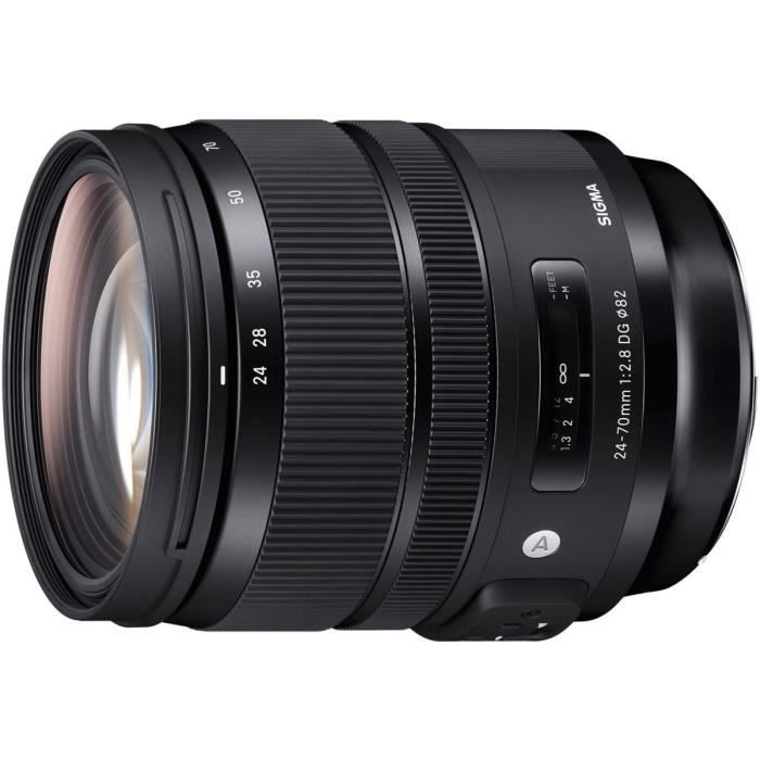 Objectif SIGMA 24-70mm F2.8 DG OS HSM | Art N - Reflex Nikon - Stabilisé