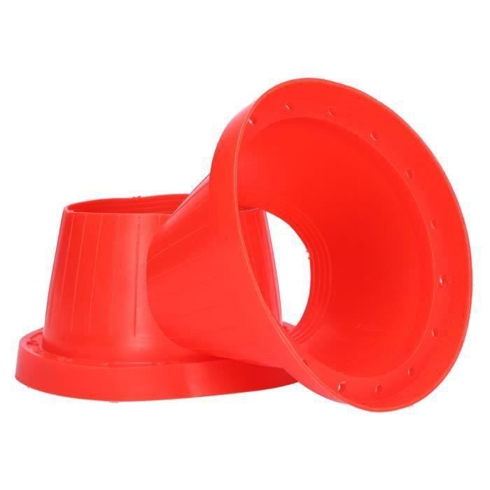 Luxshiny 2 Adaptateurs Montage Plastique Haut-Parleurs Voiture - Anneaux Support Tweeter