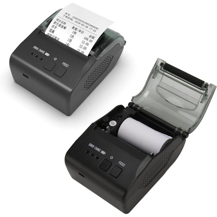 Duokon Imprimante thermique 58mm Imprimante de Reçus Thermique 5810DD