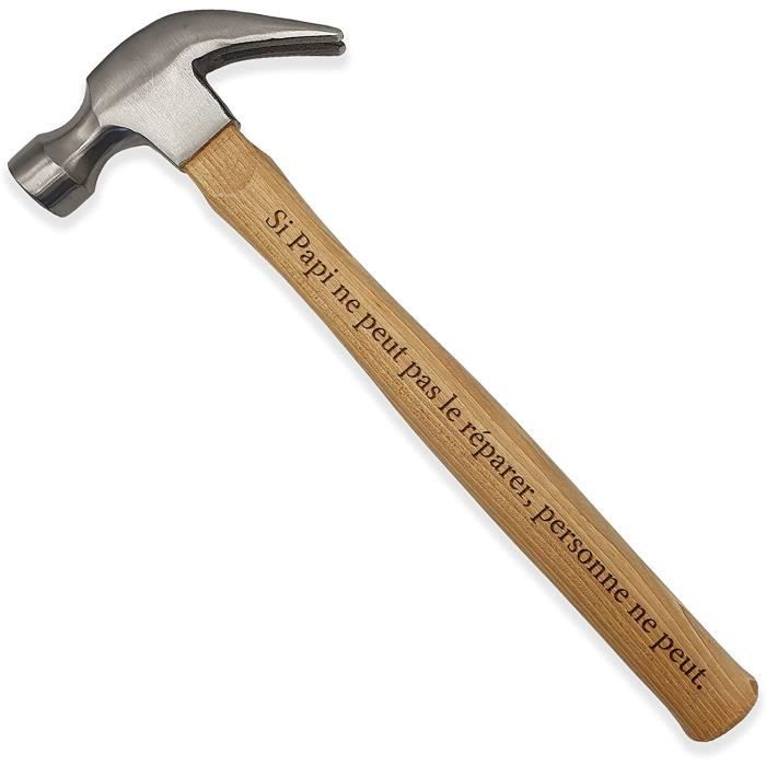 MakeThisMine Marteau / Maillet à Impression Personnalisée Avec Le Nom De Votre Choix Et Graver N'importe Quel Message, Cadeau Idéal Pour Les Amoureux, Père, Grand-père, Fête Des Pères, Anniversaire