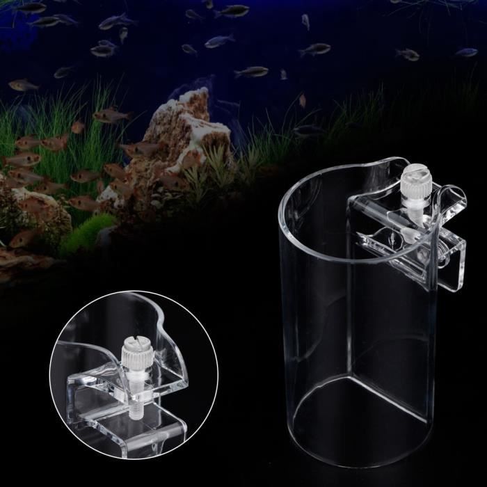 Couvercle Acrylique Transparent Pour Aquarium Rond - 15 Cm De Diamètre - Anti-saut, Protection Poissons - 8