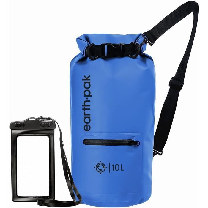 Sac Étanche pour Kayak TRAHOO - Grande Capacité - Noir - Sport