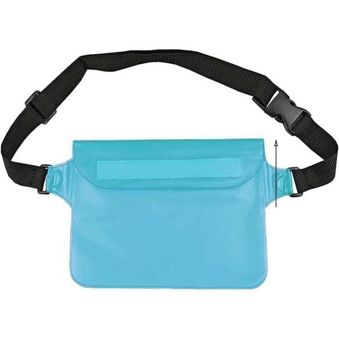 Gilet de Course avec Pochette Étanche pour Téléphone – Léger, Réfléchissant, Ceinture Réglable, Porte-Bouteille d'Eau, 5 Poches – Unisexe XS/S (61–81 cm